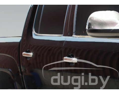 Хром накладки на дверные ручки (нерж.) для Amarok